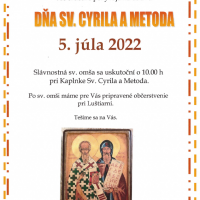 Plagát sv. Cyril a Metod