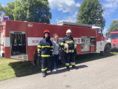 Taktické cvičenie - požiar historickej budovy - Luštiareň