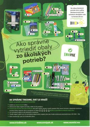 Ako správne vytriediť obaly zo školských potrieb