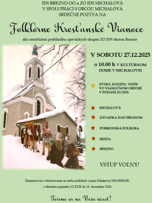 Folklórne Vianoce 2025